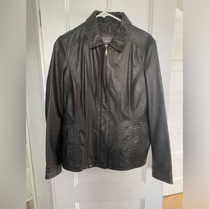 Eddie Bauer Genuine Buffalo Leather Jacket